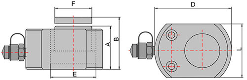 Домкрат низкий гидравлический ДН5-7П