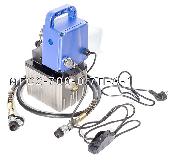 Мини маслостанция МГС2-700-0.7П-А-1 с пультом и автоматическим обратным ходом