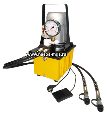 Маслостанция МГС 700-0.8П-Р-2 с педалью (0.8 л/мин, 700бар, 220В или 380В)