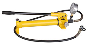 Насос ручной гидравлический НРГ 700-0.7М с манометром 100мм